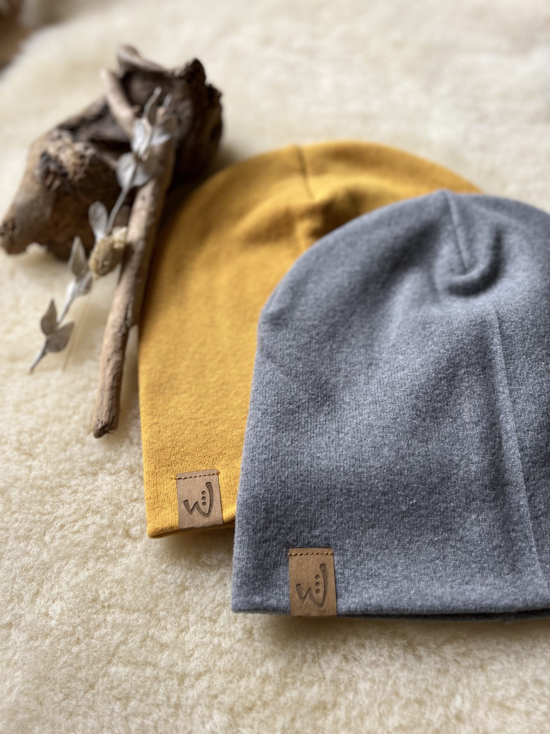 Kuschel Beanie I sonnengelb – Bild 3